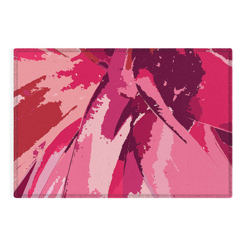 Rosie Brown Blushing Bromeliad Outdoor Rug