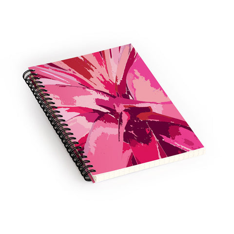 Rosie Brown Blushing Bromeliad Spiral Notebook