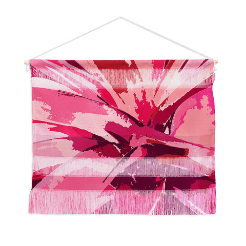 Rosie Brown Blushing Bromeliad Wall Hanging Landscape