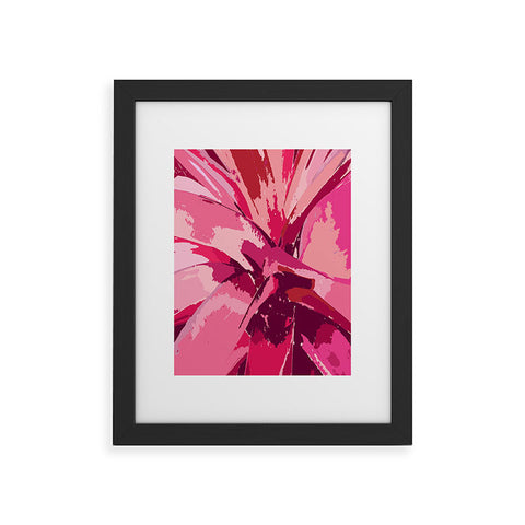 Rosie Brown Blushing Bromeliad Framed Art Print
