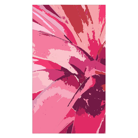 Rosie Brown Blushing Bromeliad Tablecloth