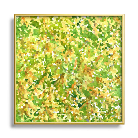 Rosie Brown Botanical Garden Metal Square Framed Art Print