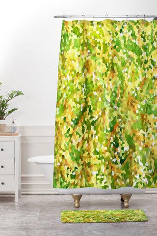 Rosie Brown Botanical Garden Shower Curtain And Mat