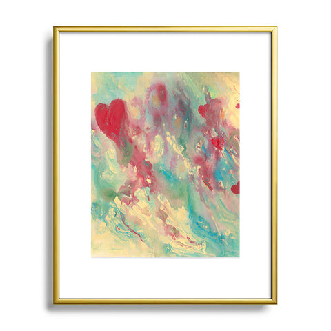 Rosie Brown Breaking Heart Metal Framed Art Print