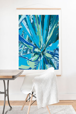 Rosie Brown Bursting Bromeliad Art Print And Hanger