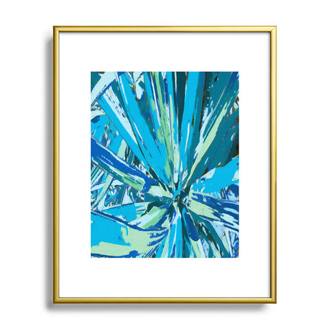 Rosie Brown Bursting Bromeliad Metal Framed Art Print
