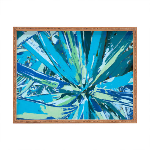 Rosie Brown Bursting Bromeliad Rectangular Tray