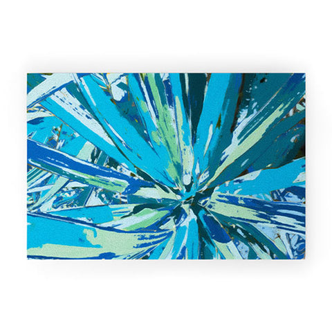 Rosie Brown Bursting Bromeliad Welcome Mat