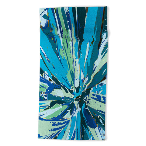 Rosie Brown Bursting Bromeliad Beach Towel