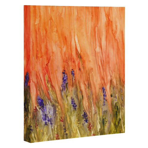 Rosie Brown By the Wall Art Canvas