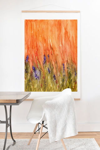 Rosie Brown By the Wall Art Print And Hanger