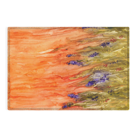 Rosie Brown By the Wall Outdoor Rug