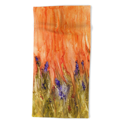 Rosie Brown By the Wall Beach Towel