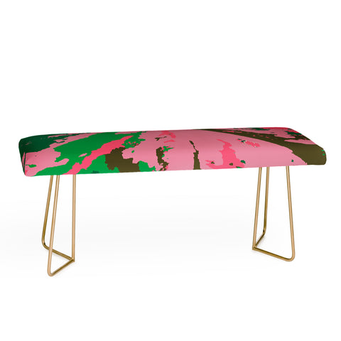 Rosie Brown Caladium Bench