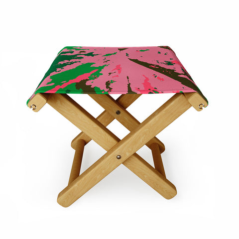 Rosie Brown Caladium Folding Stool