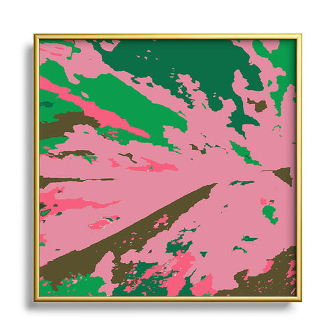 Rosie Brown Caladium Metal Square Framed Art Print