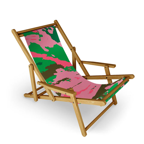 Rosie Brown Caladium Sling Chair