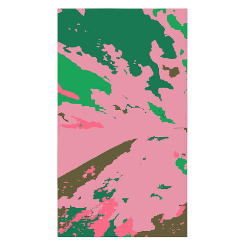 Rosie Brown Caladium Tablecloth