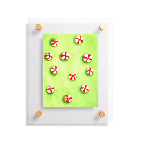 Rosie Brown Christmas Candy Floating Acrylic Print