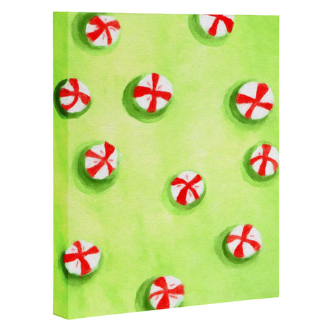 Rosie Brown Christmas Candy Art Canvas