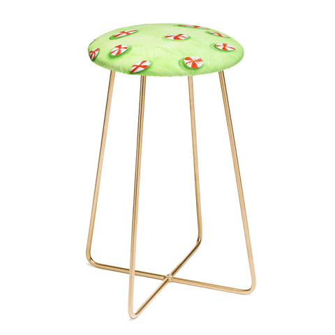 Rosie Brown Christmas Candy Counter Stool