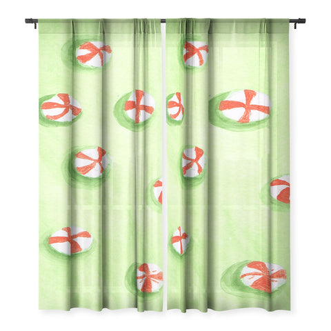 Rosie Brown Christmas Candy Sheer Non Repeat