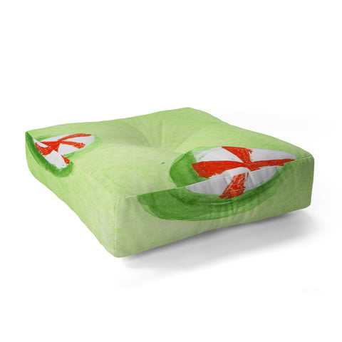 Rosie Brown Christmas Candy Floor Pillow Square