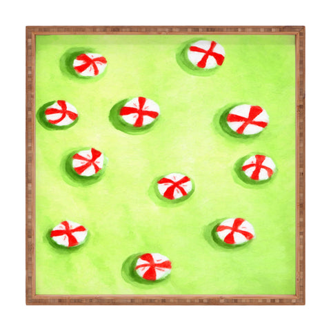 Rosie Brown Christmas Candy Square Tray