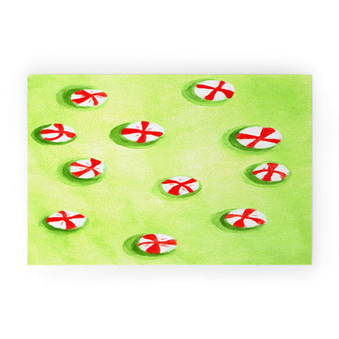 Rosie Brown Christmas Candy Welcome Mat
