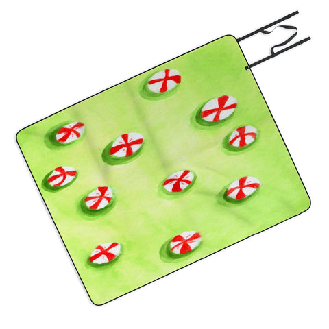 Rosie Brown Christmas Candy Picnic Blanket