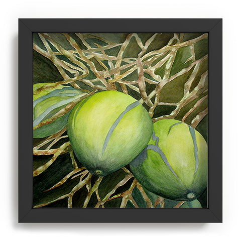 Rosie Brown Coconuts Cuddling Recessed Framing Square