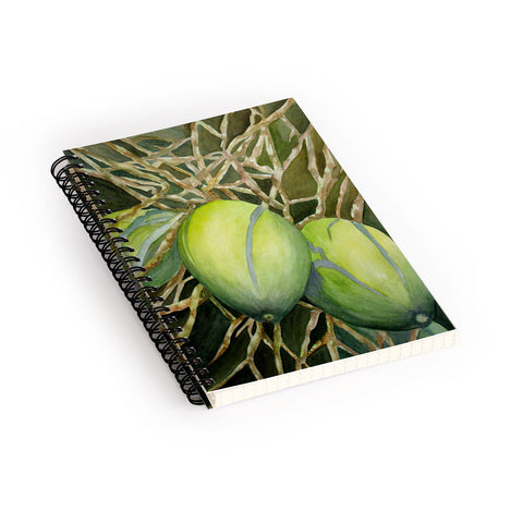 Rosie Brown Coconuts Cuddling Spiral Notebook