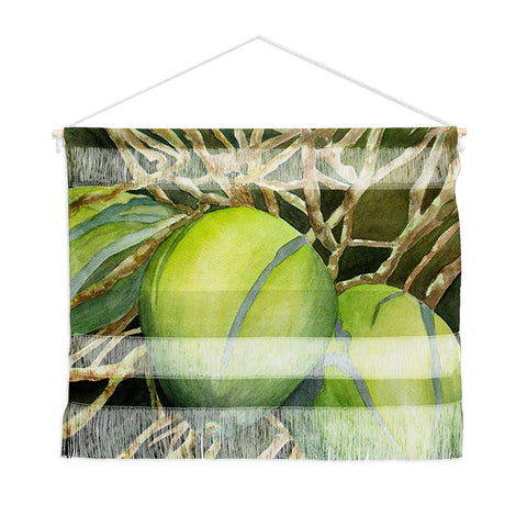 Rosie Brown Coconuts Cuddling Wall Hanging Landscape
