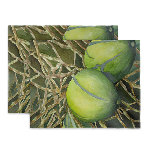 Rosie Brown Coconuts Cuddling Placemat