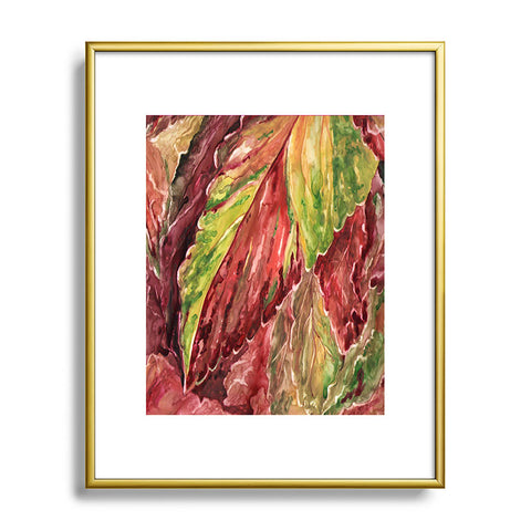 Rosie Brown Coleus Metal Framed Art Print