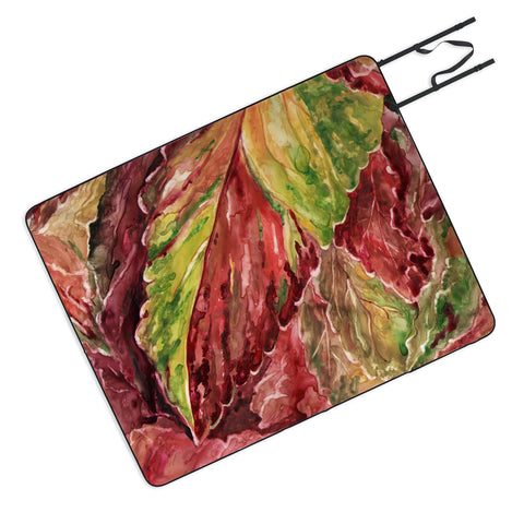 Rosie Brown Coleus Picnic Blanket