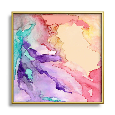 Rosie Brown Color My World Metal Square Framed Art Print