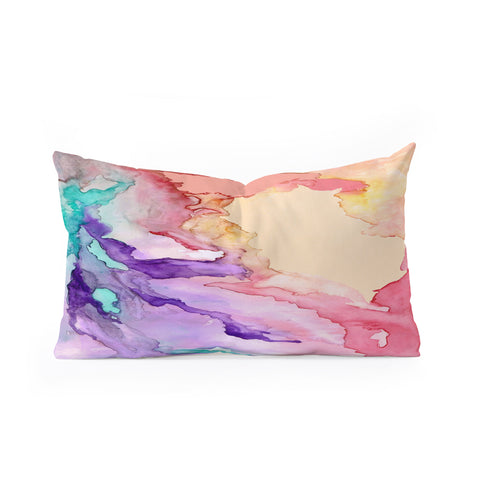Rosie Brown Color My World Oblong Throw Pillow