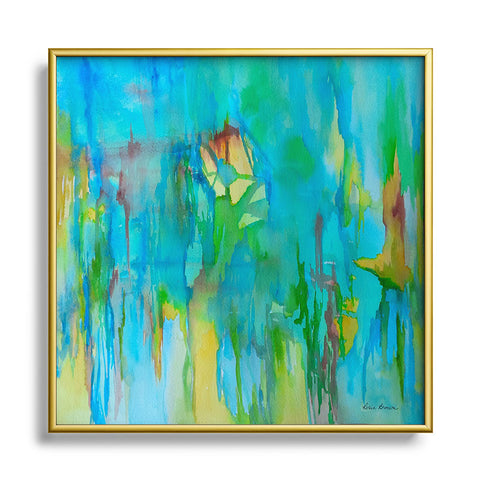 Rosie Brown Colorful Feelings Metal Square Framed Art Print
