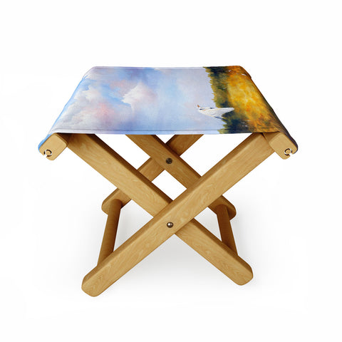 Rosie Brown Come Fly With Me Folding Stool