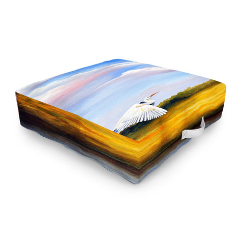 Rosie Brown Come Fly With Me Outdoor Floor Cushion