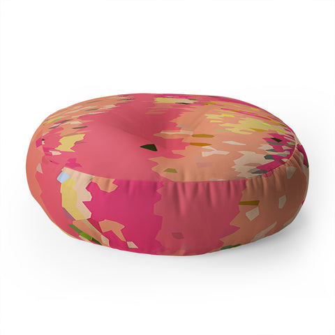 Rosie Brown Confetti Floor Pillow Round