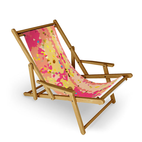 Rosie Brown Confetti Sling Chair