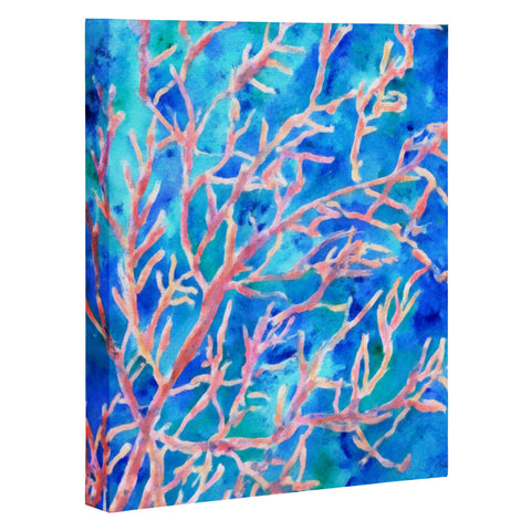 Rosie Brown Coral Fan Art Canvas