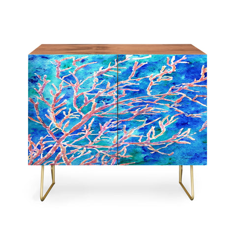 Rosie Brown Coral Fan Credenza