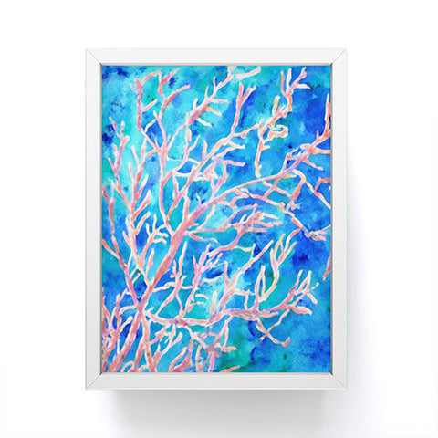 Rosie Brown Coral Fan Framed Mini Art Print