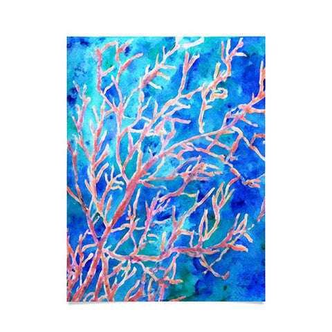Rosie Brown Coral Fan Poster