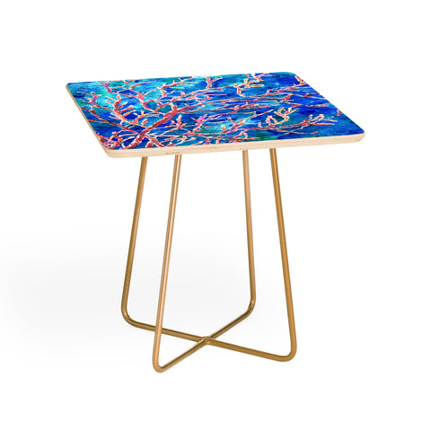 Rosie Brown Coral Fan Side Table