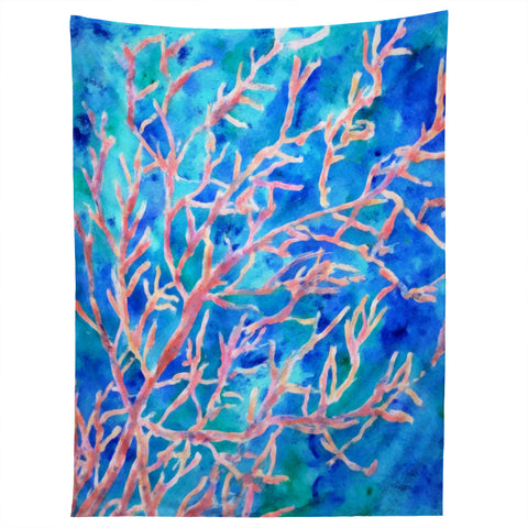 Rosie Brown Coral Fan Tapestry