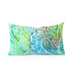 Rosie Brown Coral View Oblong Throw Pillow